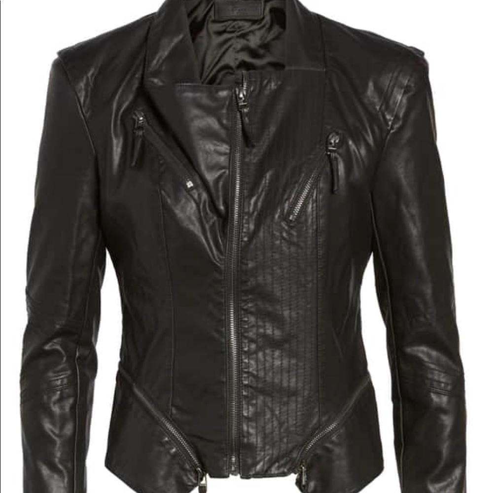 Blank NYC faux leather jacket